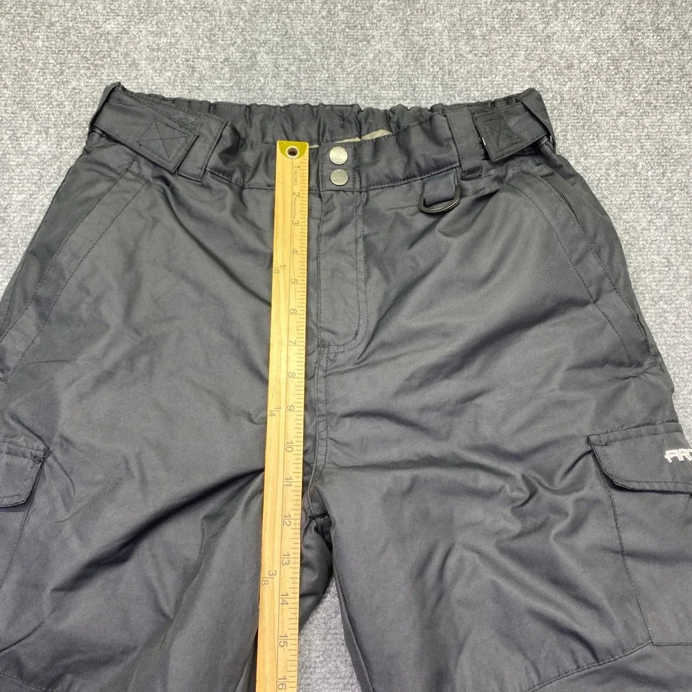 Arctix Youth XL Black Insulated Snow Cargo Pants Style 1540 Ski Snowboard
